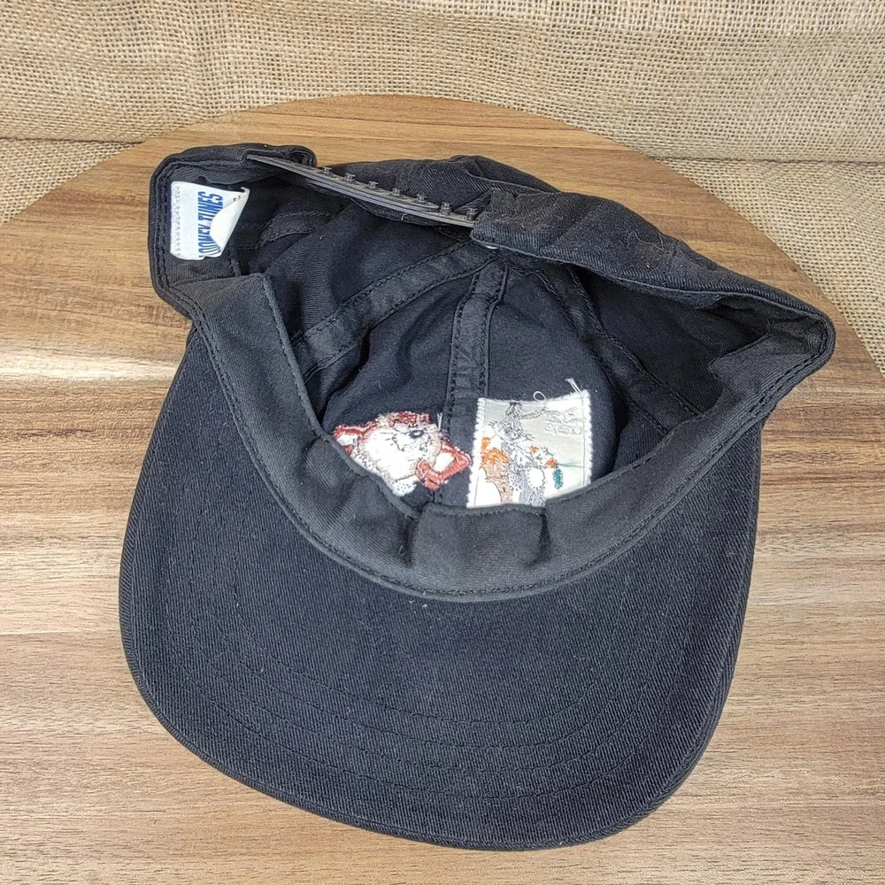 Vintage 1997 Looney Tunes Hat USPS Stamp‎ Collection Snapback Black USA Cap 90s